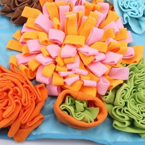 Snuffle Mat For Dogs Large Feeding Pad Interactive Puppy Puzzle Toy Pet Nosework Training Play Mats For Stress Relief
