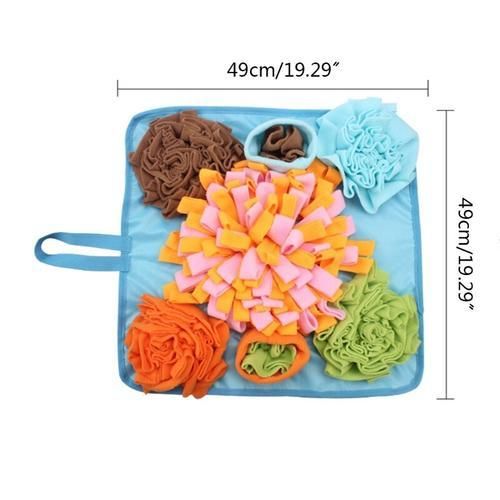 Snuffle Mat For Dogs Large Feeding Pad Interactive Puppy Puzzle Toy Pet Nosework Training Play Mats For Stress Relief