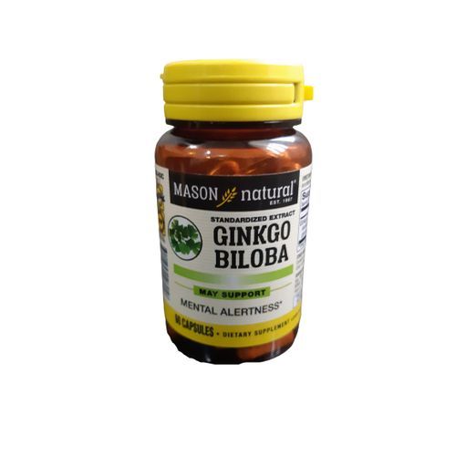 Natural Ginkgo Biloba - Capsules