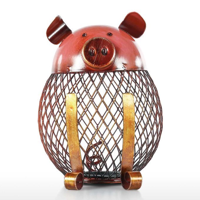 Piggy  Children Toy  Iron Coin Holder Boy Girls Coin Money-