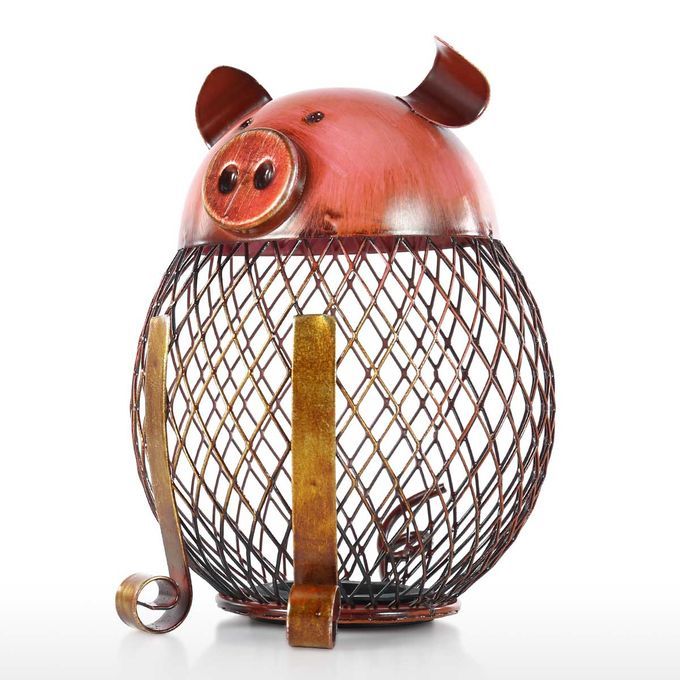 Piggy  Children Toy  Iron Coin Holder Boy Girls Coin Money-