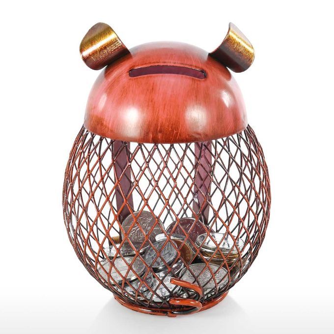 Piggy  Children Toy  Iron Coin Holder Boy Girls Coin Money-