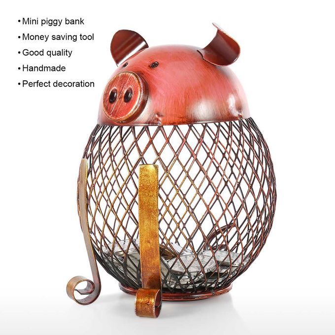 Piggy  Children Toy  Iron Coin Holder Boy Girls Coin Money-