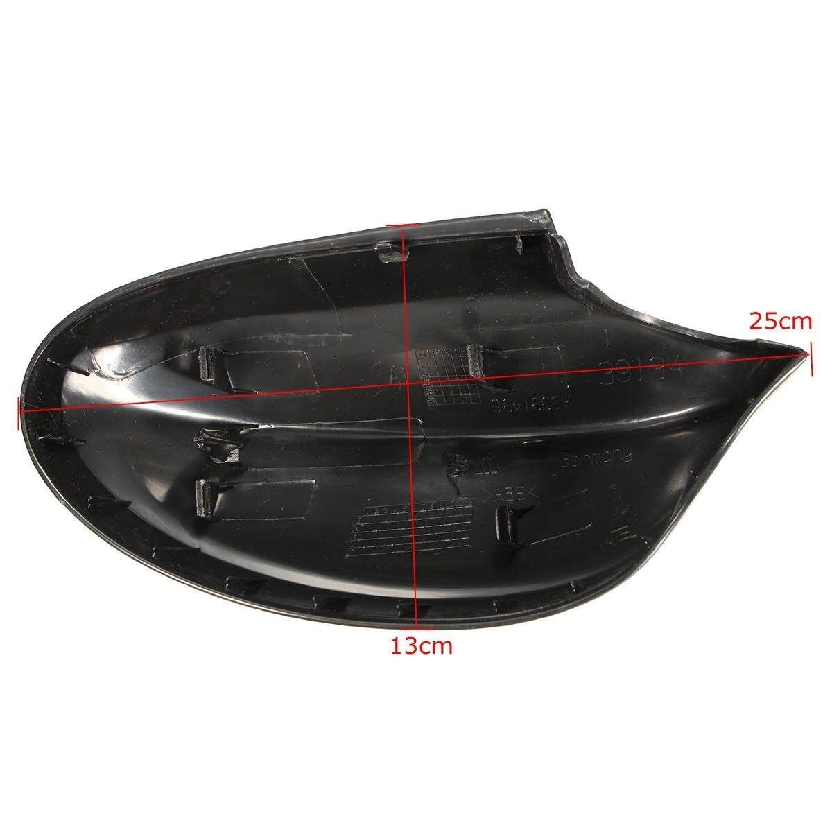 Left & Right Wing Mirror Cover Cap Primed For BMW E90 E91 3-Series 2006-2008