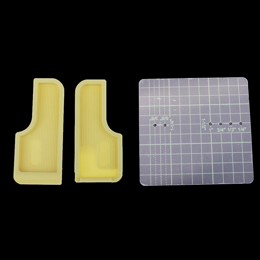 2-3pack 3pcs 6 In 1 Stick And Stitch Seam Guide For Needlecraft Sewing