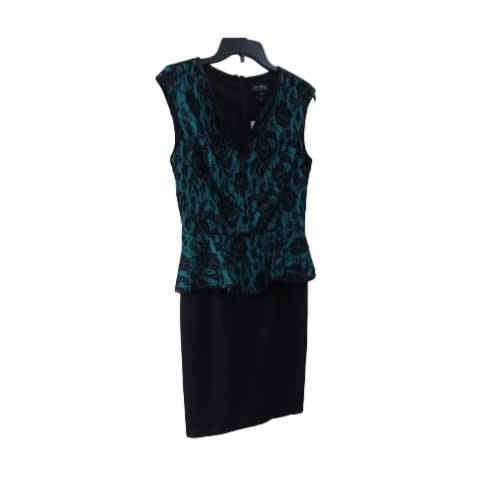Dress For Young Women- Green/ Black