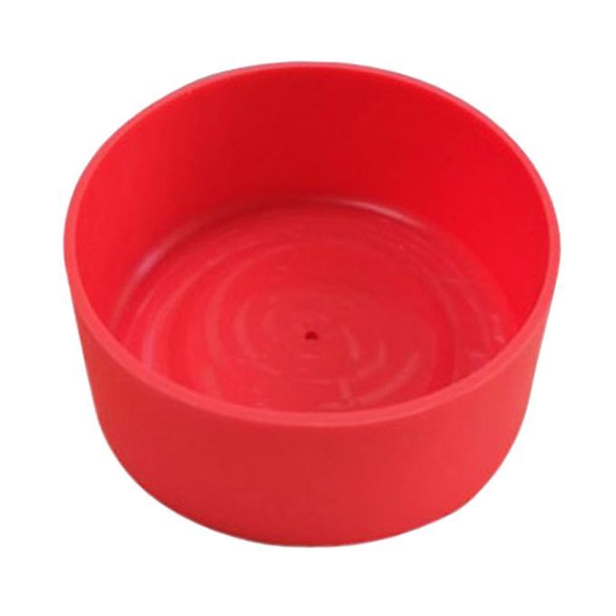 Silicone Sleeve Fit 32-40 Oz Flask Water Bottle Bottom Boot Cover Red