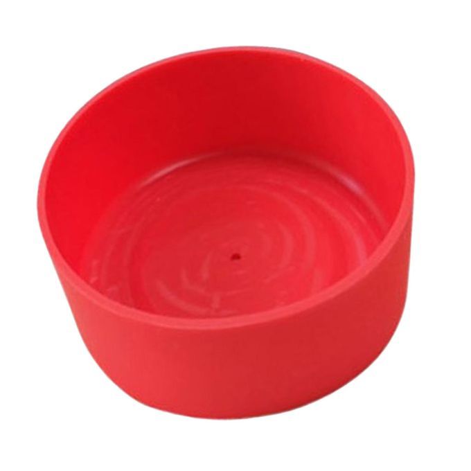 Silicone Sleeve Fit 32-40 Oz Flask Water Bottle Bottom Boot Cover Red