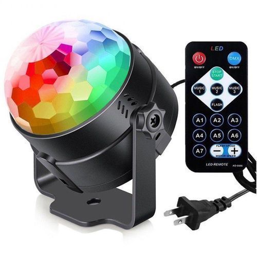 Remote Control LED Crystal Ball Lamp