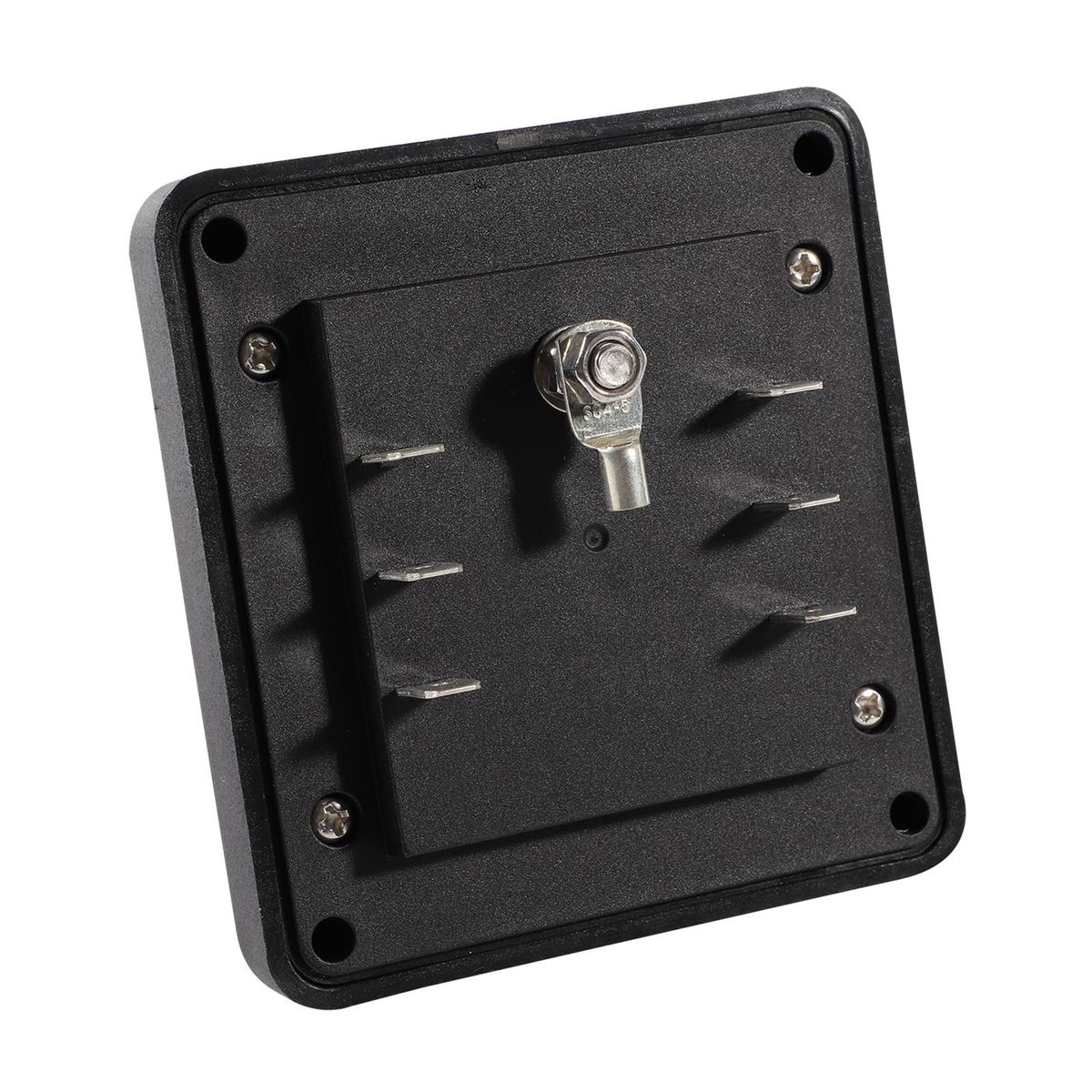 6 Way Fuse Block Box W/Negative Bus, Updated Automotive Blade Fuse Block Holder with LED Indicator Thumbscrew Protection Cover Label Sticker for DC 12-32V Auto Car Marine RV Boat