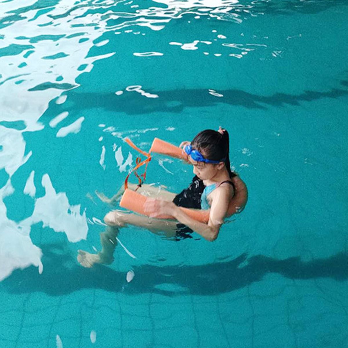Noodles Foam Tube Swimming Training Floating Pool Noodles Orange