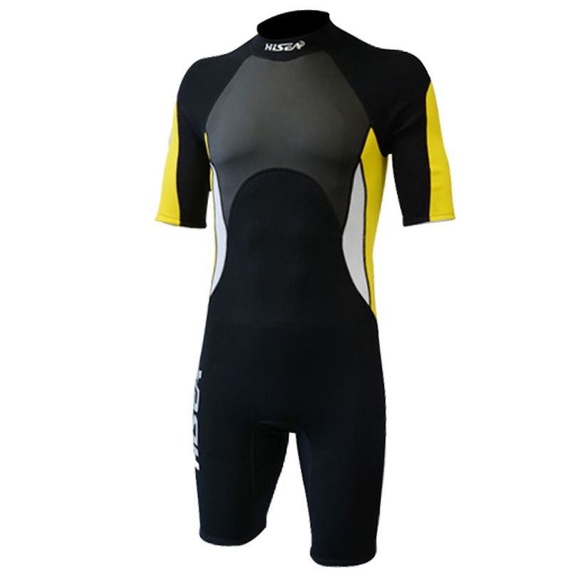 3mm Short Sleeved Lovers Men Women Wetsuit Snorkeling Jumpsuit Dive Wet Suit One-piece Winter Swim