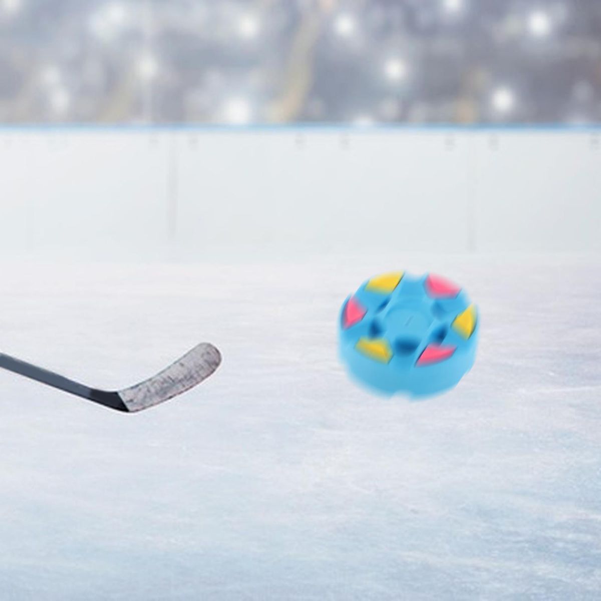 Ice Hockey Training Pucks Dryland Skate Ball Blue
