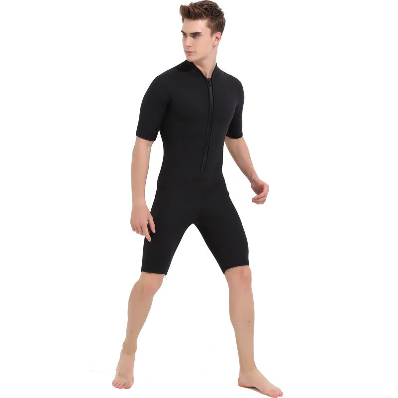 3MM Neoprene Wetsuits Men For Swimming Scuba Diving Surf Equipment One Piece Short Sleeve Wet Suit