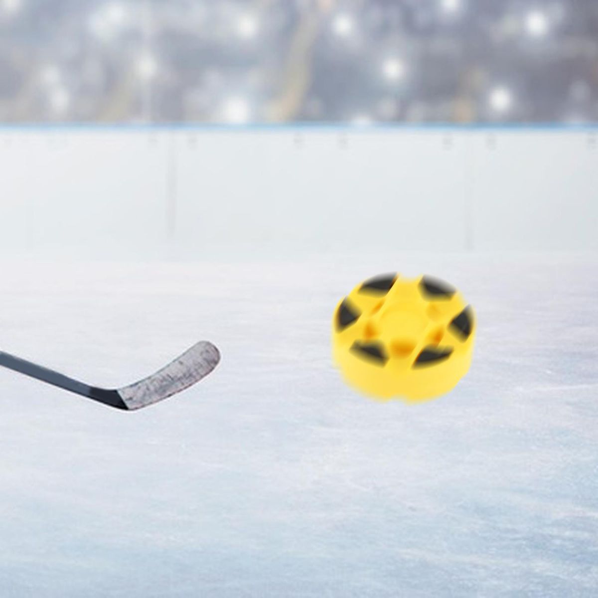 Official Roller Hockey Game Wheels Slider Yellow