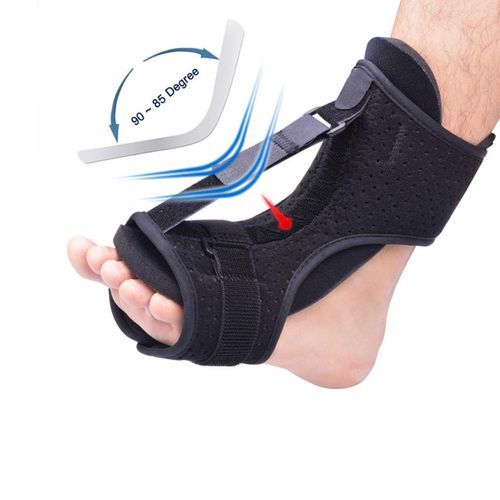 (#Black)1 Pcs Compression Foot Drop Orthosis Varus Orthosis Plantar Fascia Rehabilitation Fixed Foo