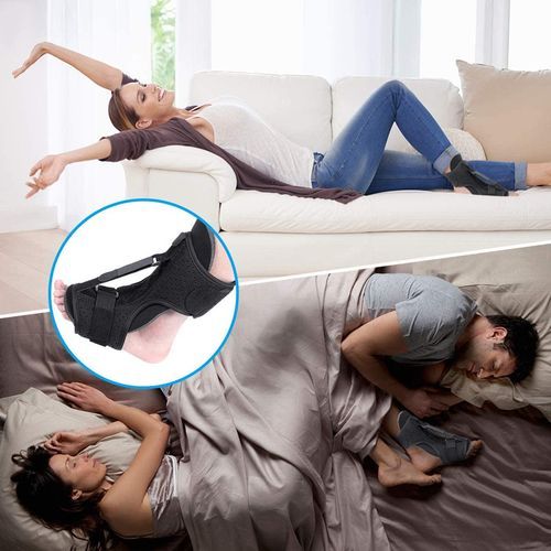 (#Black)1 Pcs Compression Foot Drop Orthosis Varus Orthosis Plantar Fascia Rehabilitation Fixed Foo