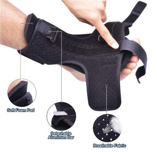 (#Black)1 Pcs Compression Foot Drop Orthosis Varus Orthosis Plantar Fascia Rehabilitation Fixed Foo
