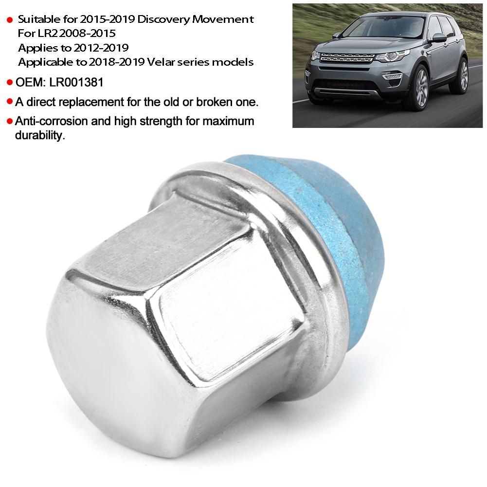 10Pcs Wheel Lug Bolt Stud Nut Set LR001381 for Freelander 2 / Range Rover Evoque Velar Discovery Sport