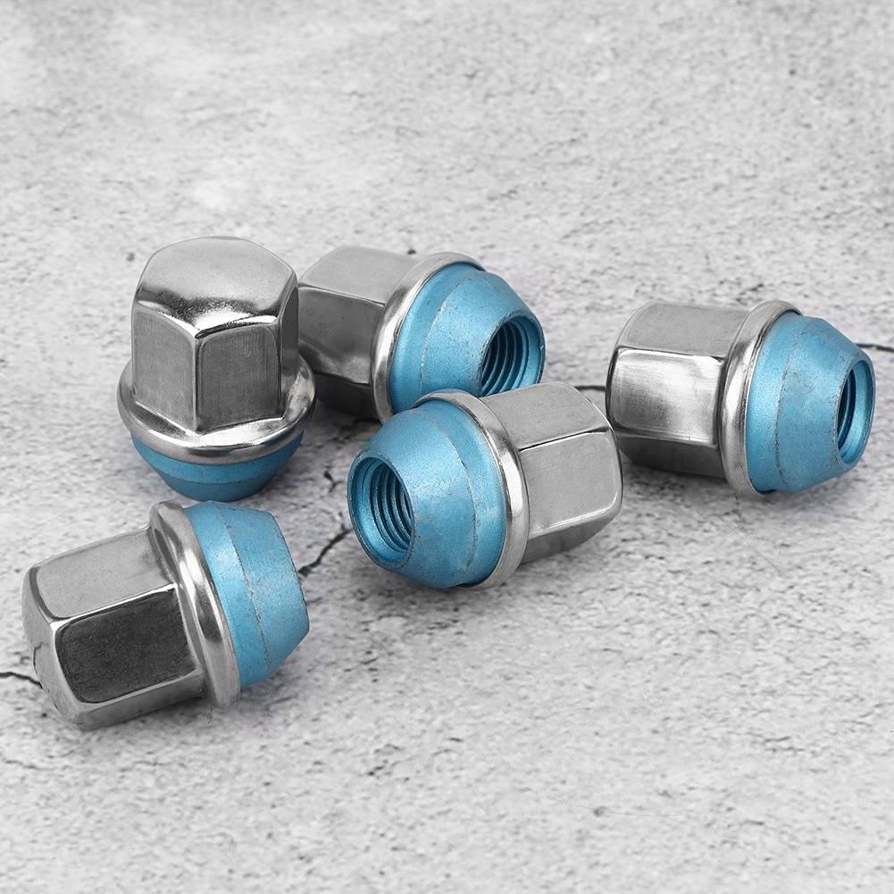 10Pcs Wheel Lug Bolt Stud Nut Set LR001381 for Freelander 2 / Range Rover Evoque Velar Discovery Sport