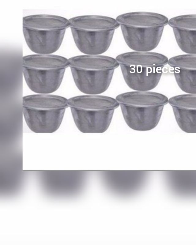 Moi Moi Plate With Cover_ 30 Pieces