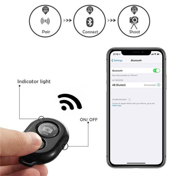Portable Tripod Stand Phone Camera Stand + Remote Control//