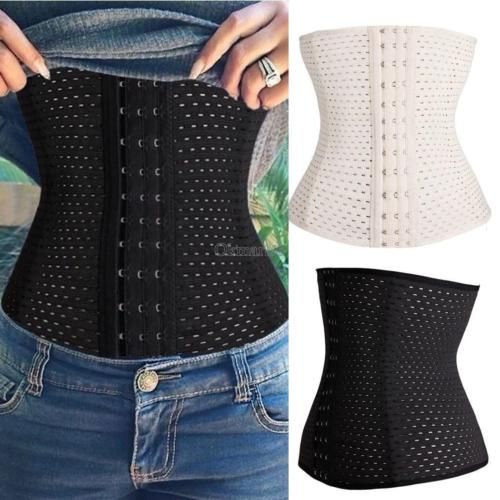 Women Corset Waist Trainer Training Shaper Body Shapewear Underbust Cincher Tummy Belt-