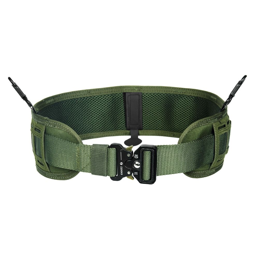 Airsoft Ary Nylon Molle Belt Waist Combat Quick Release Buckle Tactical Soft Padded Universal Uni Hunting Accessories-BeltSetOD