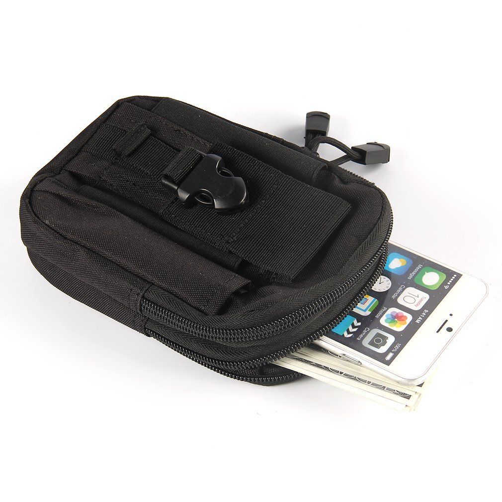 Men Outdoor Multifunctional Tactical Drop Oxford Cloth Bag Hiking Travel Tool Waist Pack Motorcycle Sports Hunting Ride Pack