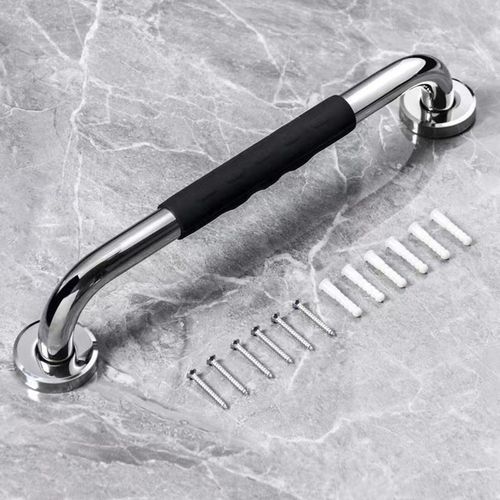 Stainless Steel Shower Grab Bar: Silicone Bath Handle For Ba