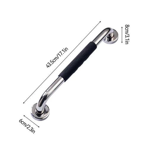Stainless Steel Shower Grab Bar: Silicone Bath Handle For Ba