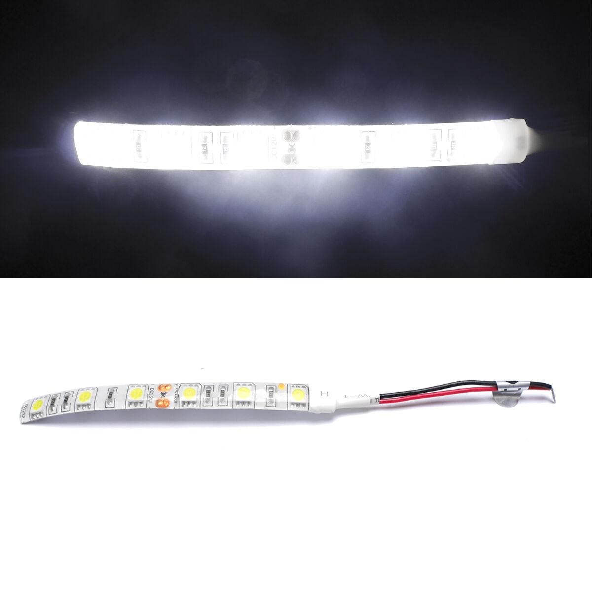 10Cm Waterproof White 5050 Led Strip Lights Dc 12V Caravan Boat Car