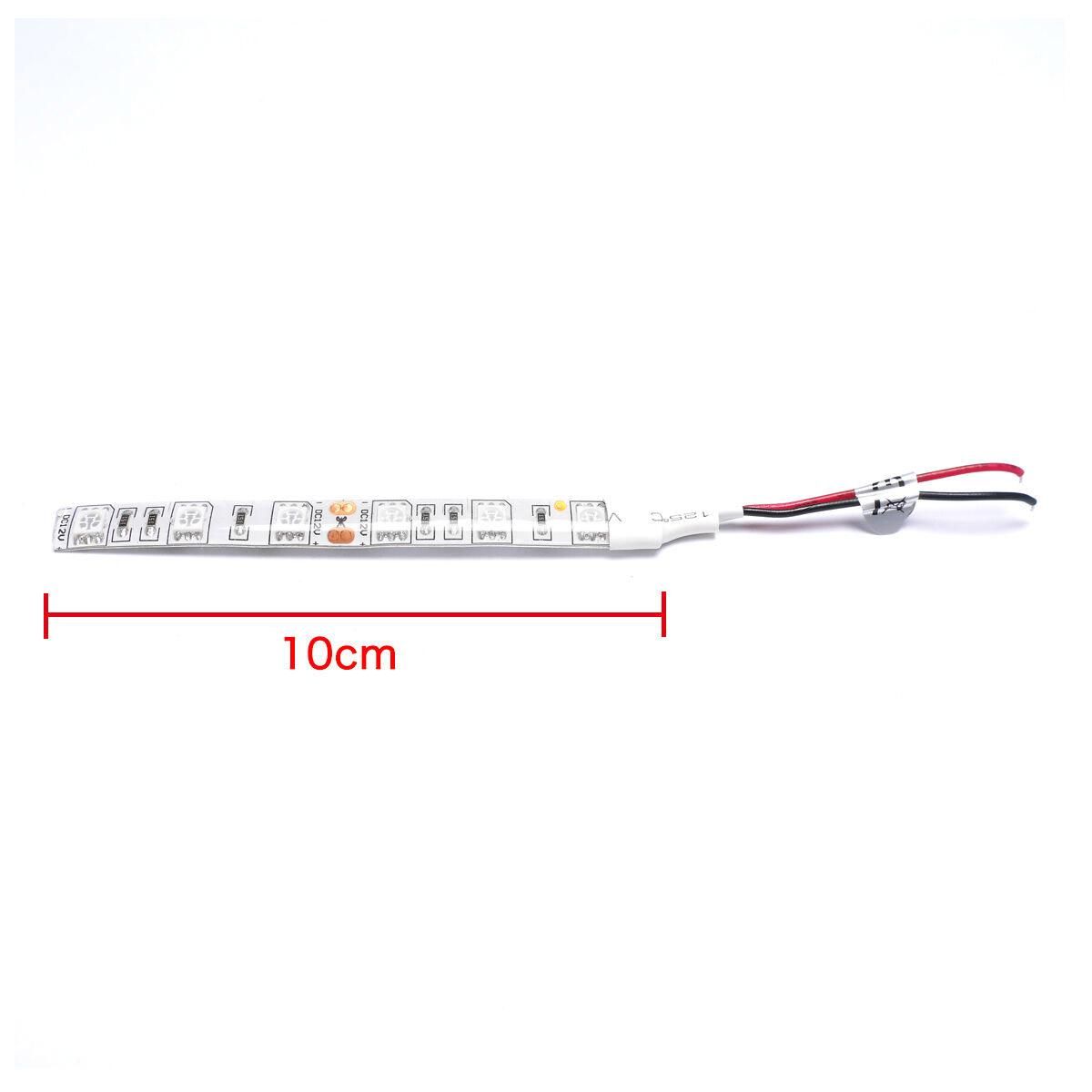 10Cm Waterproof White 5050 Led Strip Lights Dc 12V Caravan Boat Car