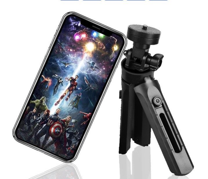 Tripod Desktop Phone Holder Multifunction Mini Selfie Stick Bracket