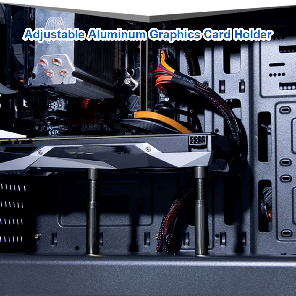 Graphics Card Support Telescopic Rotary Heat Dissipation