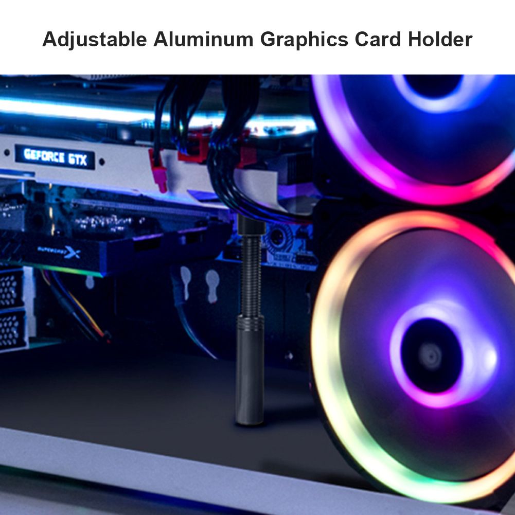 Graphics Card Support Telescopic Rotary Heat Dissipation