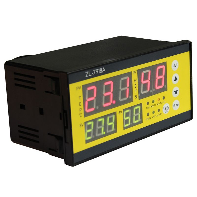 Zl-7918A,100-240Vac,Multifunction Automatic Incubator,Incubator Controller,Temperature Humidity For Incubator,Xm-18