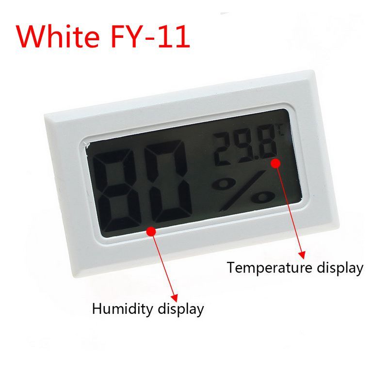 Mini Digital LCD Bequem Temperatur Sensor Feuchtigkeit Meter Innen Hygrometer Tragbare Gauge Sensor Kuhlschrank Thermometer