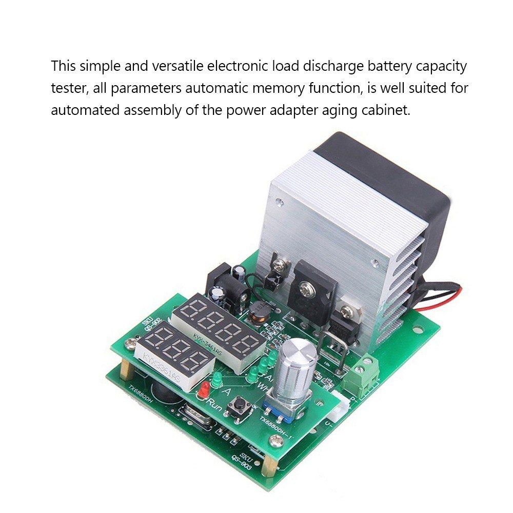 9.99A 30V Constant Current Electronic Load Discharge Battery