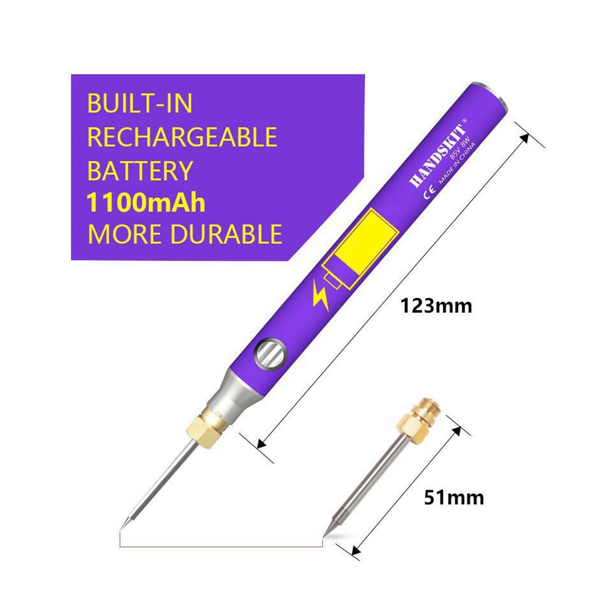 USB Battery Soldering Iron Rechargeable Electric S