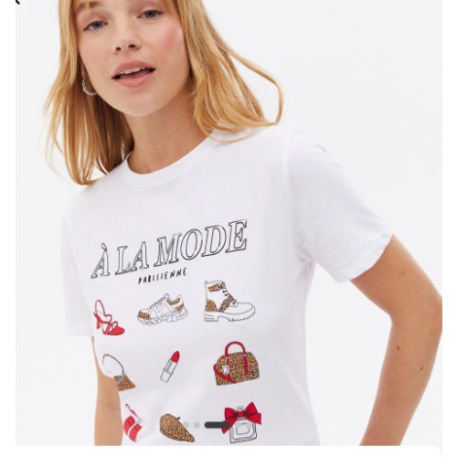 A La Mode Tee - White