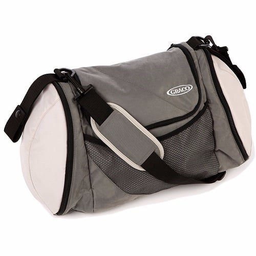 Sporty Baby Diaper Bag - Grey