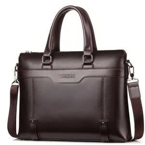 14" Portable Laptop Bag - Brown