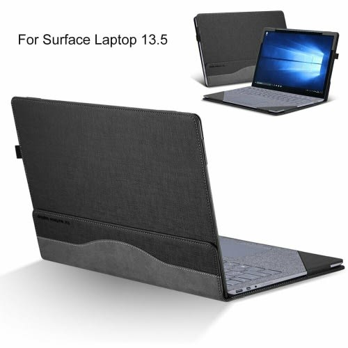 Portable Pu Leather Protective Cover For Surface Laptop 1-2-3-4   -13.5Inches