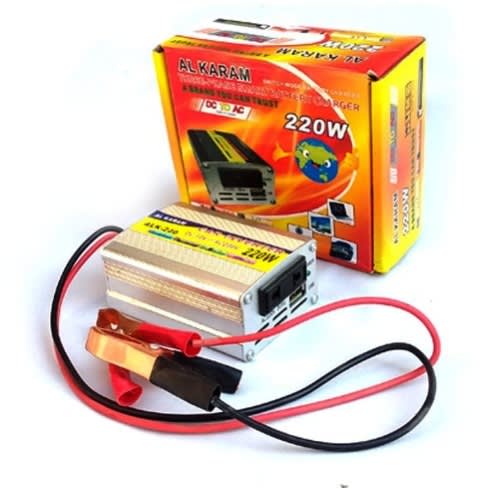 12v Dc To Ac 220v Inverter + USB Output -220 Watts
