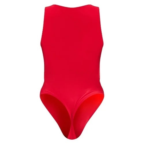 Sleeveless Bodysuit - Red