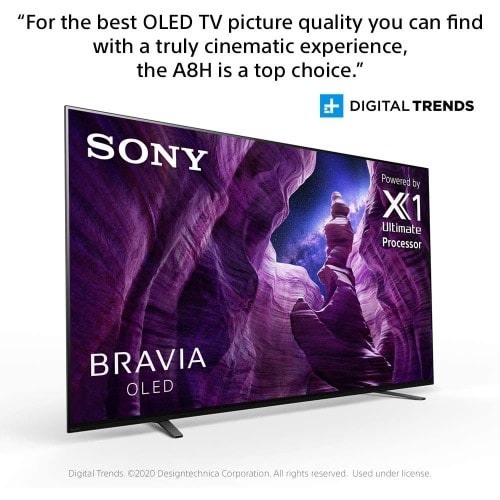 55" A8h OLED 4k Ultra HD High Dynamic Range HDR Smart Android TV