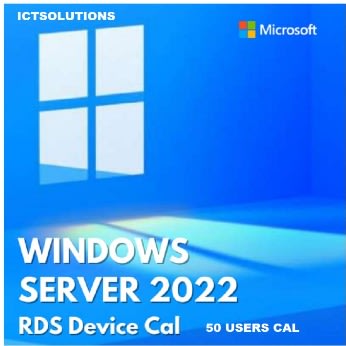 Windows Server 2022 Remote Desktop 50-users Cal License