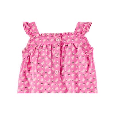 Butterfly Tank Jersey Romper -9m
