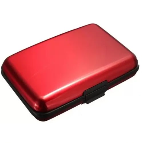 Security Credit Card Case Wallet - Available In 3 Colors To Pick From – Blue, Red & Black